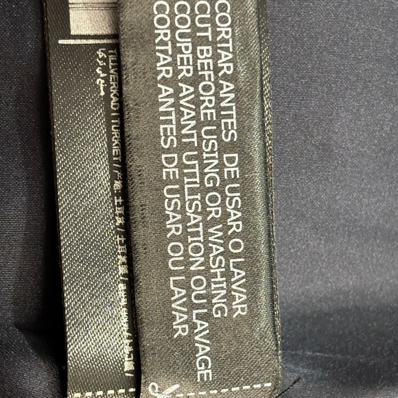 NWT Mango Cropped Tweed Blazer Jacket Navy Blue XS Chic Classic Preppy Parisian - Picture 14 of 14